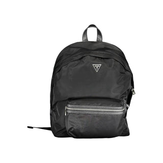 Guess Jeans Black Polyamide Backpack