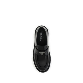 Prada Double Chocolate Loafers