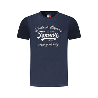 Tommy Hilfiger Blue Cotton Women T-Shirt