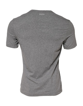 Dolce & Gabbana Gray Crew Neck Short Sleeves Underwear T-shirt
