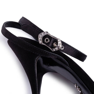 Dolce & Gabbana Black Goatskin Sandal