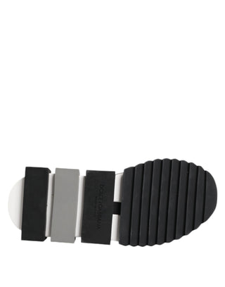 Dolce & Gabbana White Black Sorrento Socks Sneakers Shoes