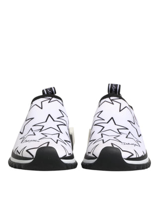 Dolce & Gabbana White Stars Sorrento Low Top Sneakers Shoes
