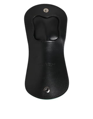 Dolce & Gabbana Green Exotic Skin Coin Condom Case Holder Pocket Wallet