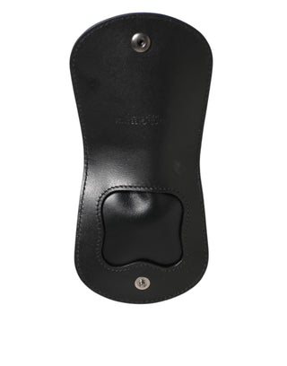 Dolce & Gabbana Blue Exotic Skin Coin Condom Case Holder Pocket Wallet