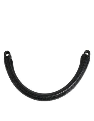 Dolce & Gabbana Black Small Ayers Leather Bag Handle Women Shoulder Strap