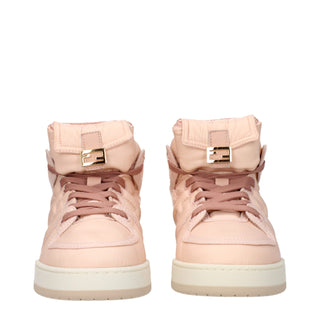 Fendi Pink Nylon High Tops