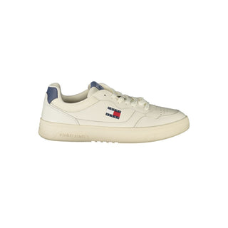 Tommy Hilfiger White Leather Men Sneaker