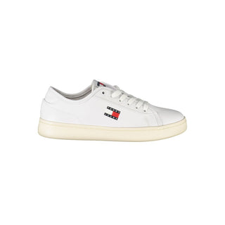 Tommy Hilfiger White Leather Women Sneaker