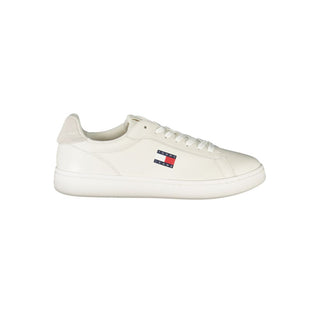 Tommy Hilfiger White Leather Men Sneaker