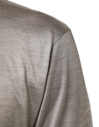 Dolce & Gabbana Beige Hazelnut Cotton Shortsleeve Shirt T-shirt