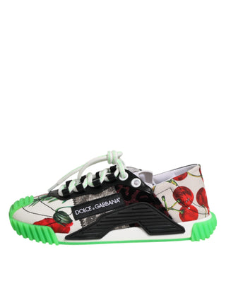 Dolce & Gabbana Multicor DG Logo Leopard Cherry Sneaker Shoes