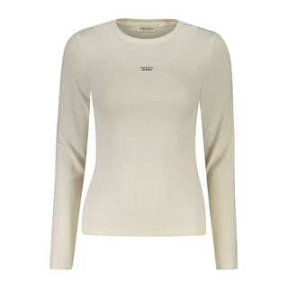 Guess Jeans White Cotton Women T-Shirt