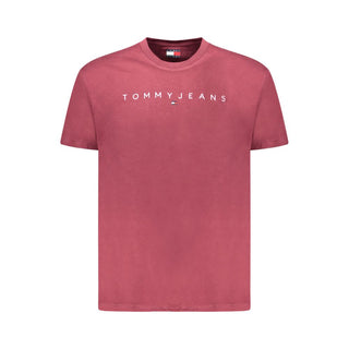 Tommy Hilfiger Red Cotton Men T-Shirt