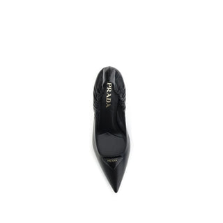 Prada Leather logo Pumps