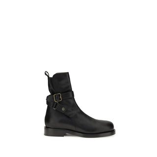 Burberry Buckle Ankle Boots
