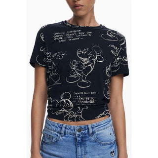 Desigual Black Cotton Women T-Shirt