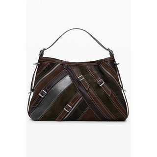 Desigual Brown Polyethylene Women Handbag