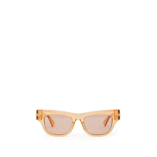 Bottega Veneta Orange Acetate Sunglass