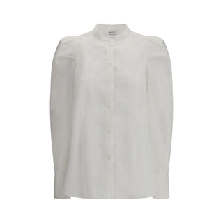 Alexander McQueen White Shirt with mandarin collar