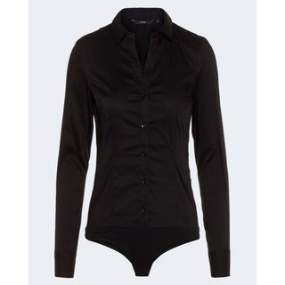 Vero Moda Black Cotton Bodysuit