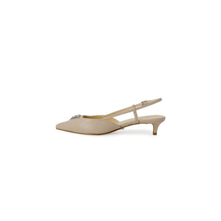 Guess Beige Polyester High Heel