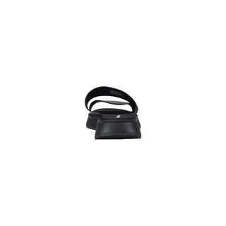 Calvin Klein Jeans Black Leather Sandal