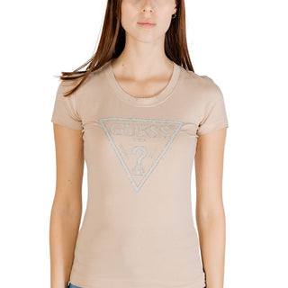 Guess Beige Cotton T-Shirt