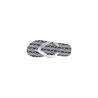 Armani Exchange Black And White Rubber Flip-Flop Sandal