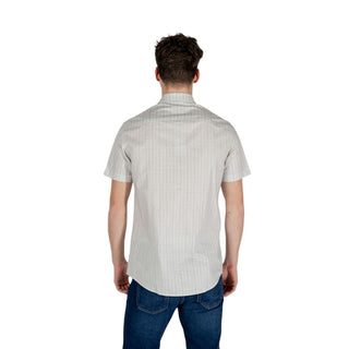 Armani Exchange Cream Cotton Shortsleeve