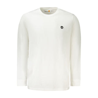 Timberland White Cotton Men T-Shirt