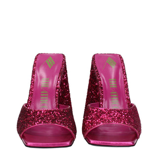 The Attico Pink Plastic Platforms