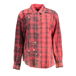 Desigual Red Cotton Shirt