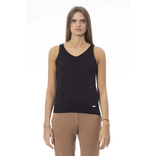 Baldinini Trend Black Fabric Tank Top
