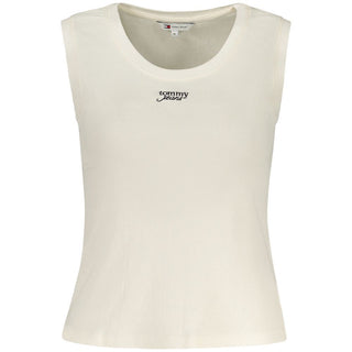 Tommy Hilfiger Beige Cotton Tank Top