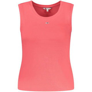 Tommy Hilfiger Pink Cotton Tank Top