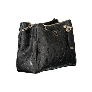 Guess Jeans Black Polyethylene Handbag