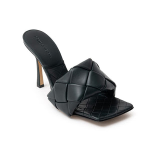 Bottega Veneta Green Leather Sandal