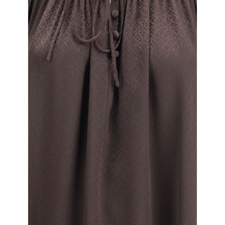 Burberry Geometric Silk Blouse