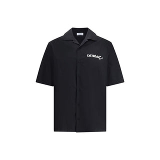 Off-White Bowling Shirt in Poplin