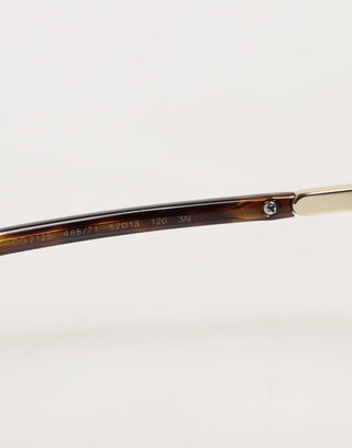 Dolce & Gabbana DG2125 Silver Frame Aviator Shades Eyewear Sunglasses
