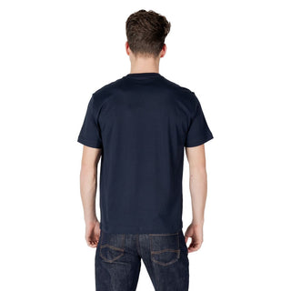 EA7 Emporio Armani Blue Cotton T-Shirt
