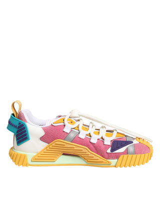 Dolce & Gabbana Multicolor Nylon NS1 Low Top Sneakers Shoes