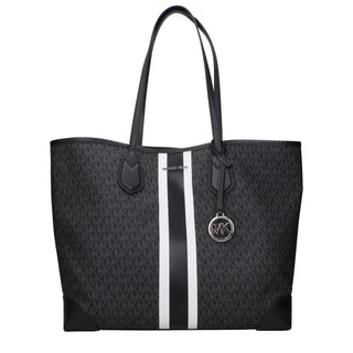 Michael Kors Black Fabric Shoulder Bags