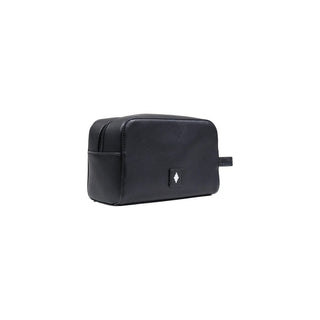 County of Milan Black Polyethylene Clutch Bag