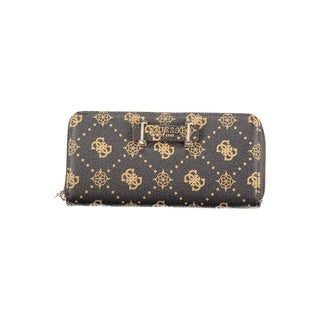 Guess Jeans Brown Polyethylene Wallet