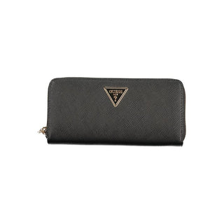 Guess Jeans Black Polyethylene Wallet
