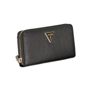 Guess Jeans Black Polyethylene Wallet