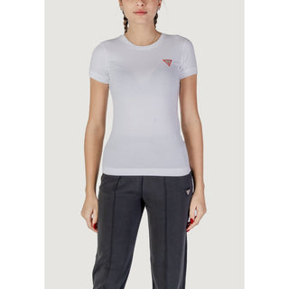 Guess White Cotton T-Shirt