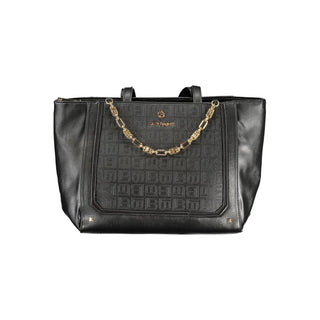 Laura Biagiotti Black PVC Women Handbag